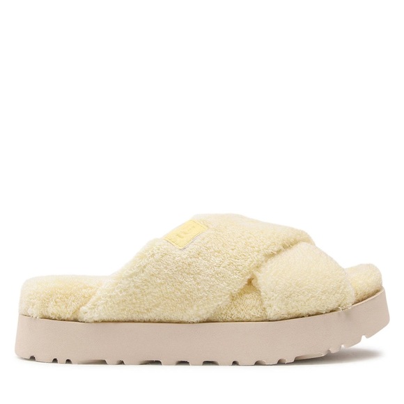 UGG Fuzz Sugar Terry Cross Slide - Picture 4 of 5